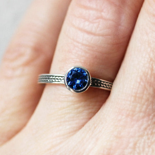 Sapphire ring silver-handmade-ethnic3