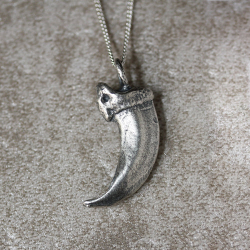Sterling Silver Wolf Claw Necklace