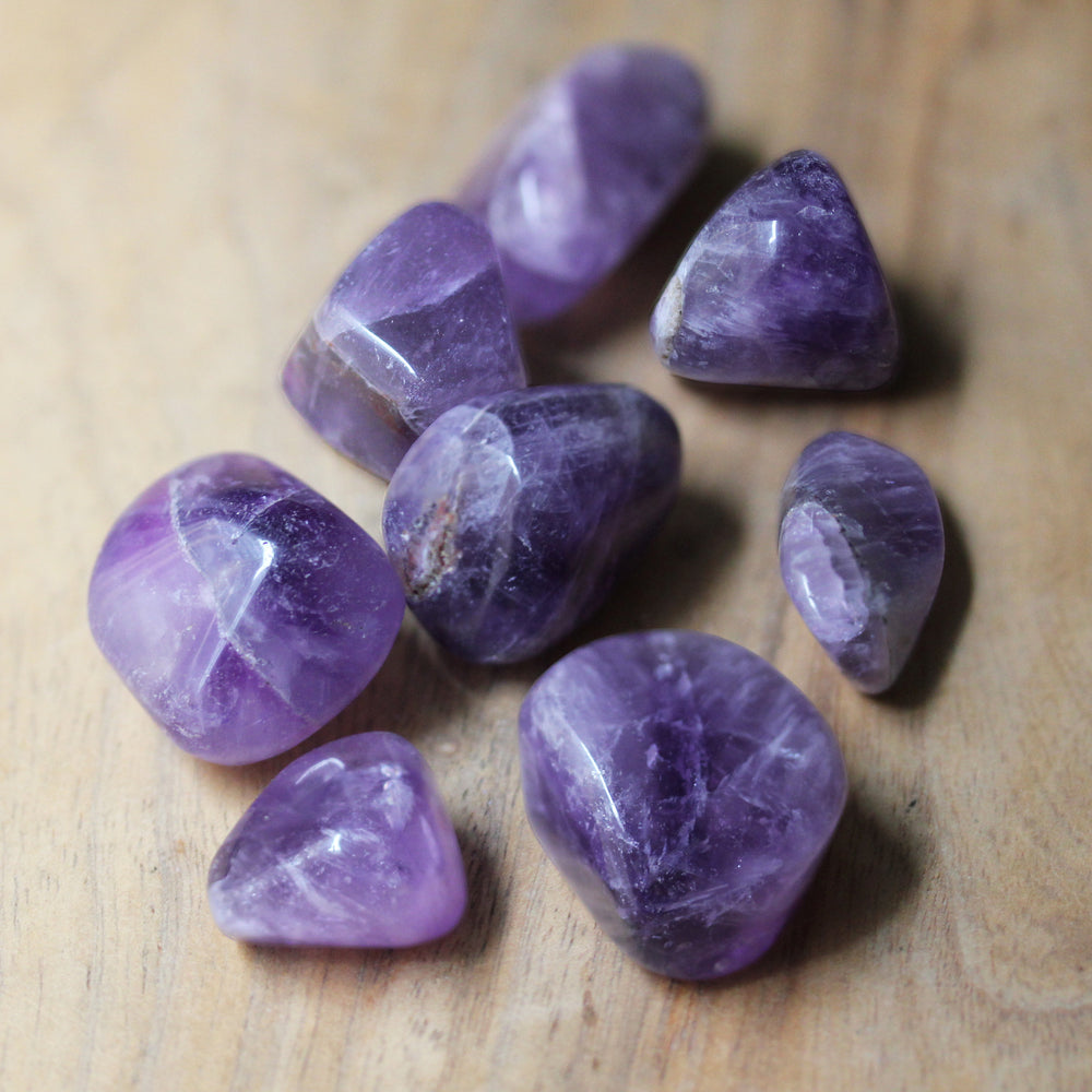Amethyst Pocket Stone, Ethically Sourced-- 2 PIECES PER ORDER