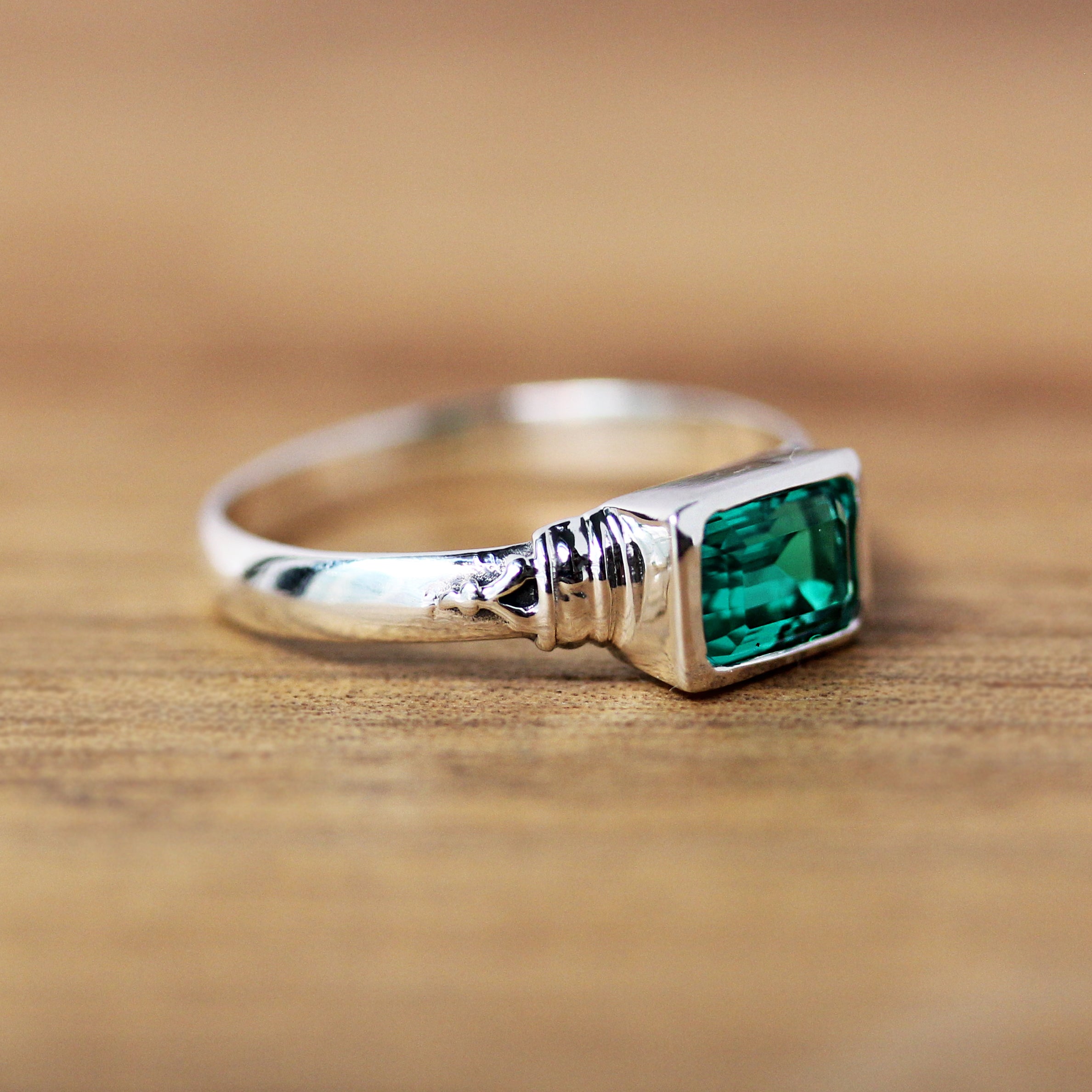 Emerald Cut Emerald Ring, Anne Brontë