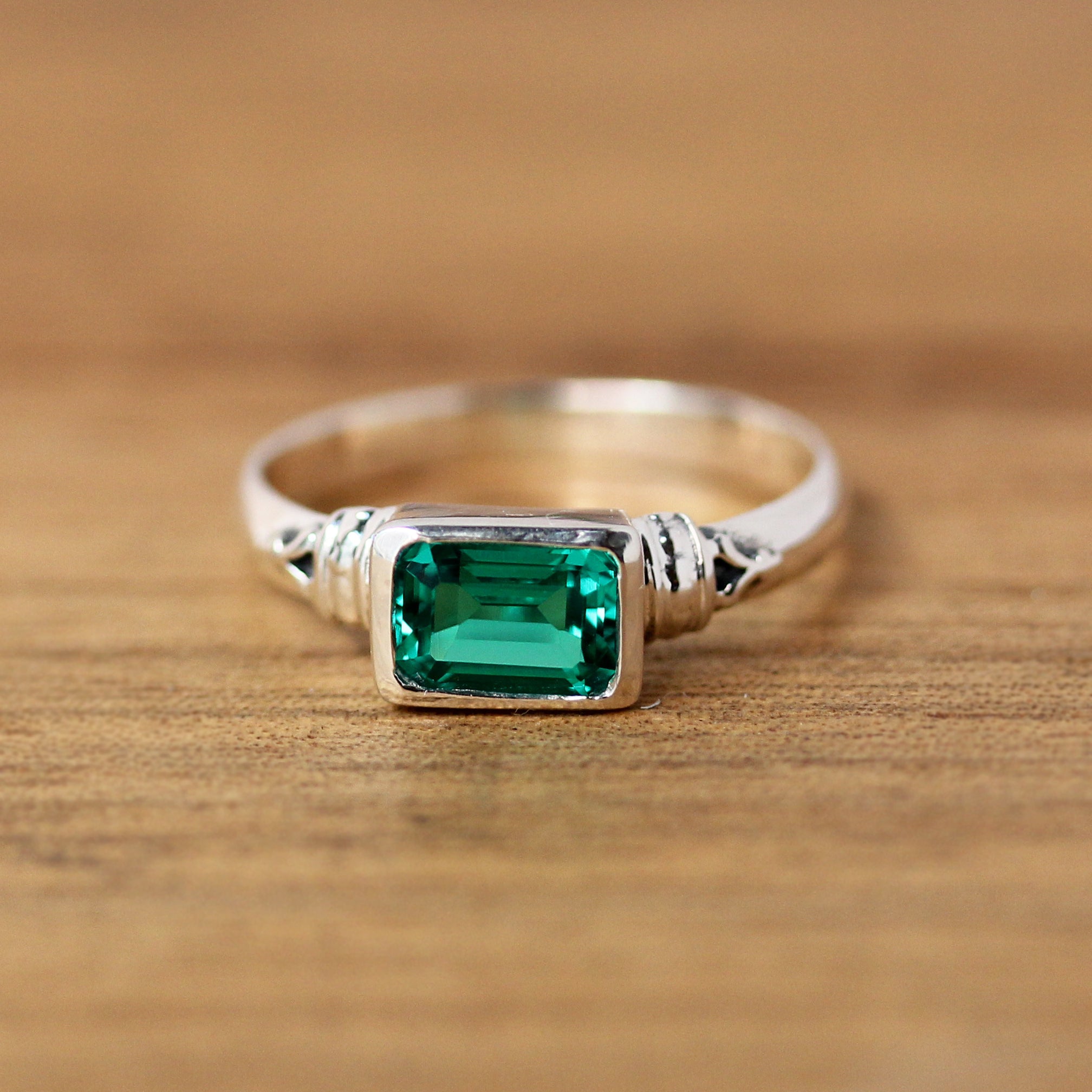 Emerald Cut Emerald Ring, Anne Brontë