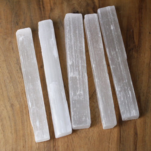Large Selenite Wand Cleansing Crystal, Ethically Sourced