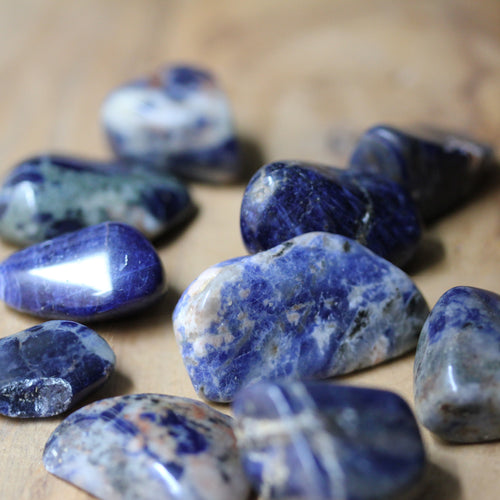 Sodalite Pocket Stone, Ethically Sourced-- 2 PIECES