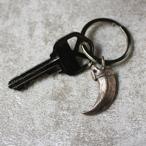 Bronze Wolf Claw Keychain