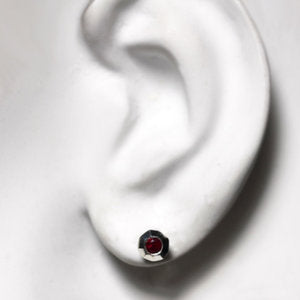 handmade-ethical-Tiny-Ruby-Faceted-Silver-Stud-03