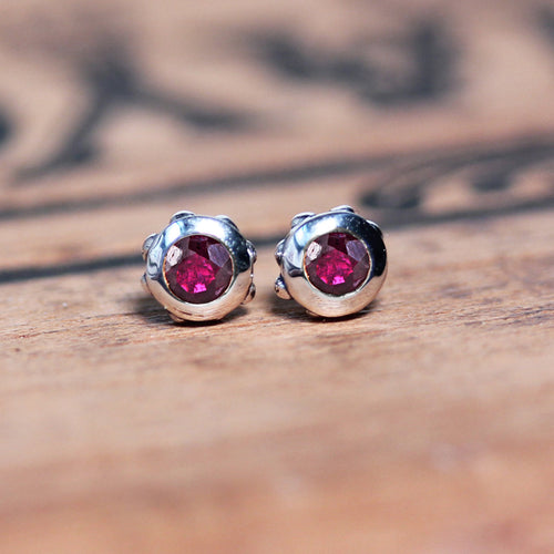 3mm Stud Earrings - More Stones Available