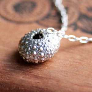 handmade-ethical-Silver-Sea-Urchin-Necklace