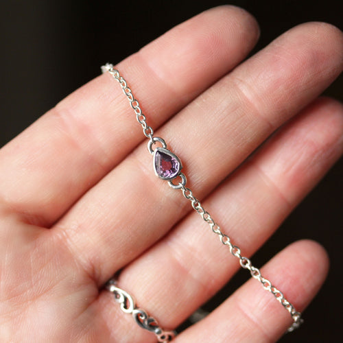 Pear Sapphire Bracelet