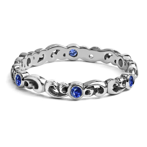 sapphire-eternity-ring-silver