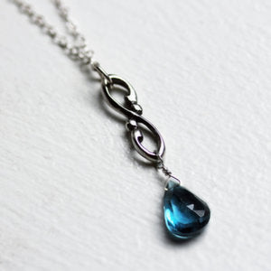 handmade-ethical-Wrought-Swirl-Infinity-London-Blue-Topaz-necklace-02