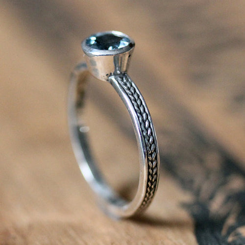 Aquamarine ring silver-handmade-ethnic2