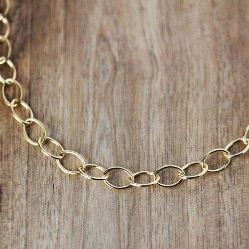 Layering Link Chain, 14k Gold Filled