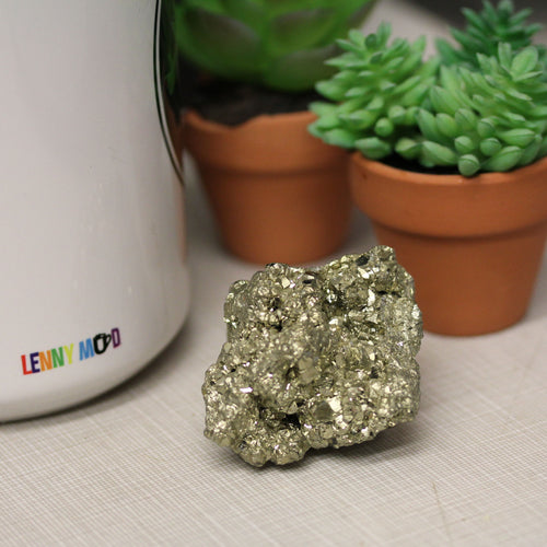 Raw Pyrite Cluster Crystal, Ethically Sourced