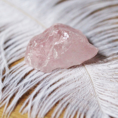 Raw Rose Quartz Crystal, Ethically Sourced