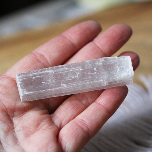 Selenite Cleansing Crystal, Ethically Sourced